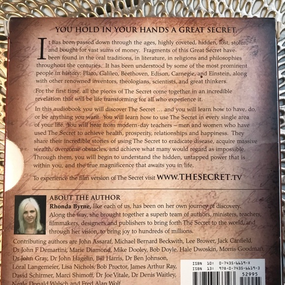 UNABRIDGED The Secret Rhonda Brynes 4 CD’s Audio - Picture 3 of 7